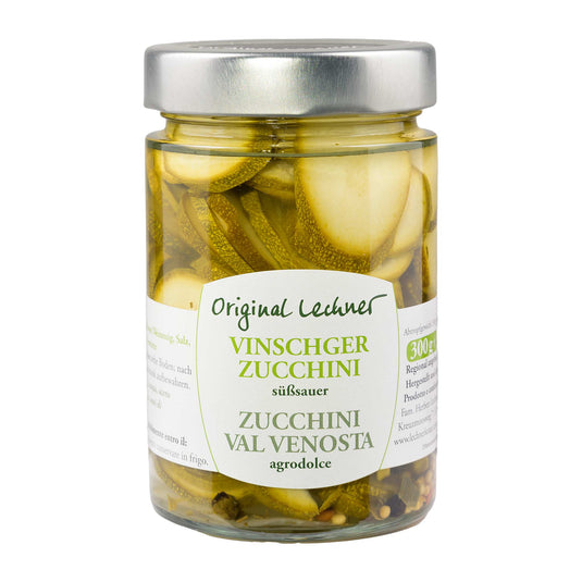 Lechner  Vinschger Zucchini süß-sauer  300g