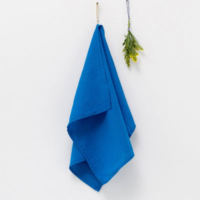 Linen Tea Towel – French Blue