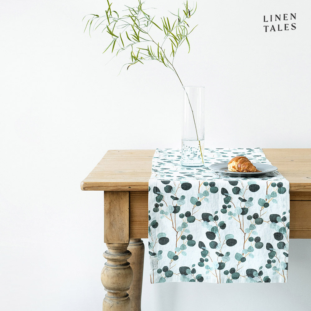 Linen Tales  Leinen Tischläufer  Eucalyptus