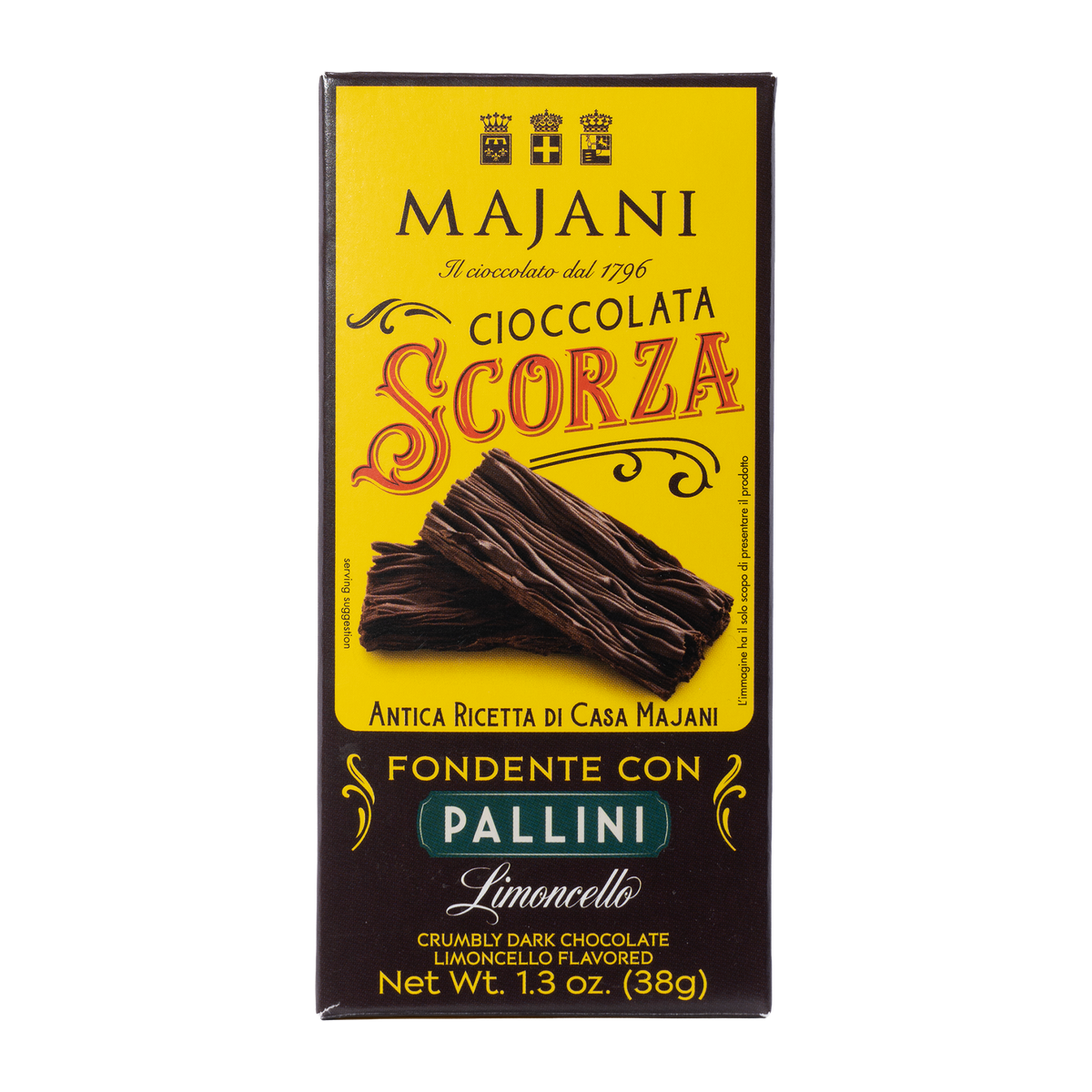 Majani Scorza Fondente Limoncello