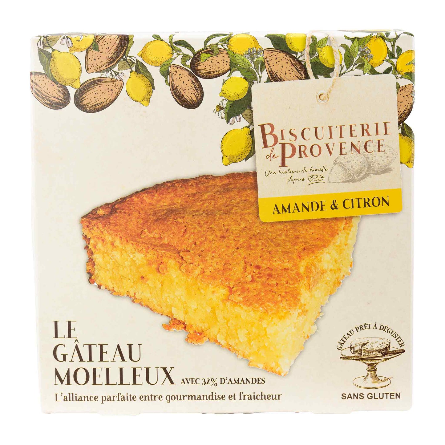 Biscuiterie de Provence  Mandelkuchen mit Zitrone