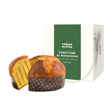 Panettone mit Crema Alpina Pistacchio