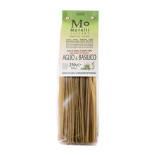 Linguine Aglio e Basilico – green pasta with garlic