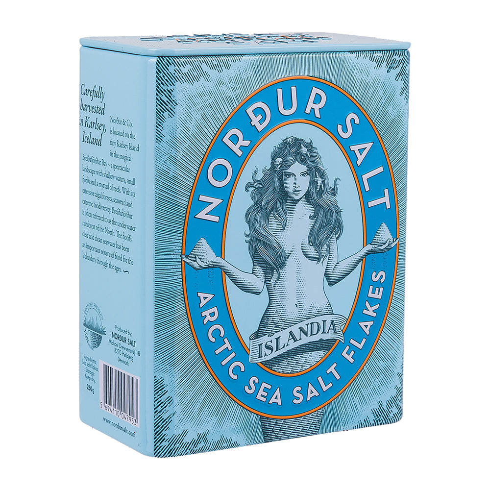 Nordur Salt  Meersalzflocken  Metalldose