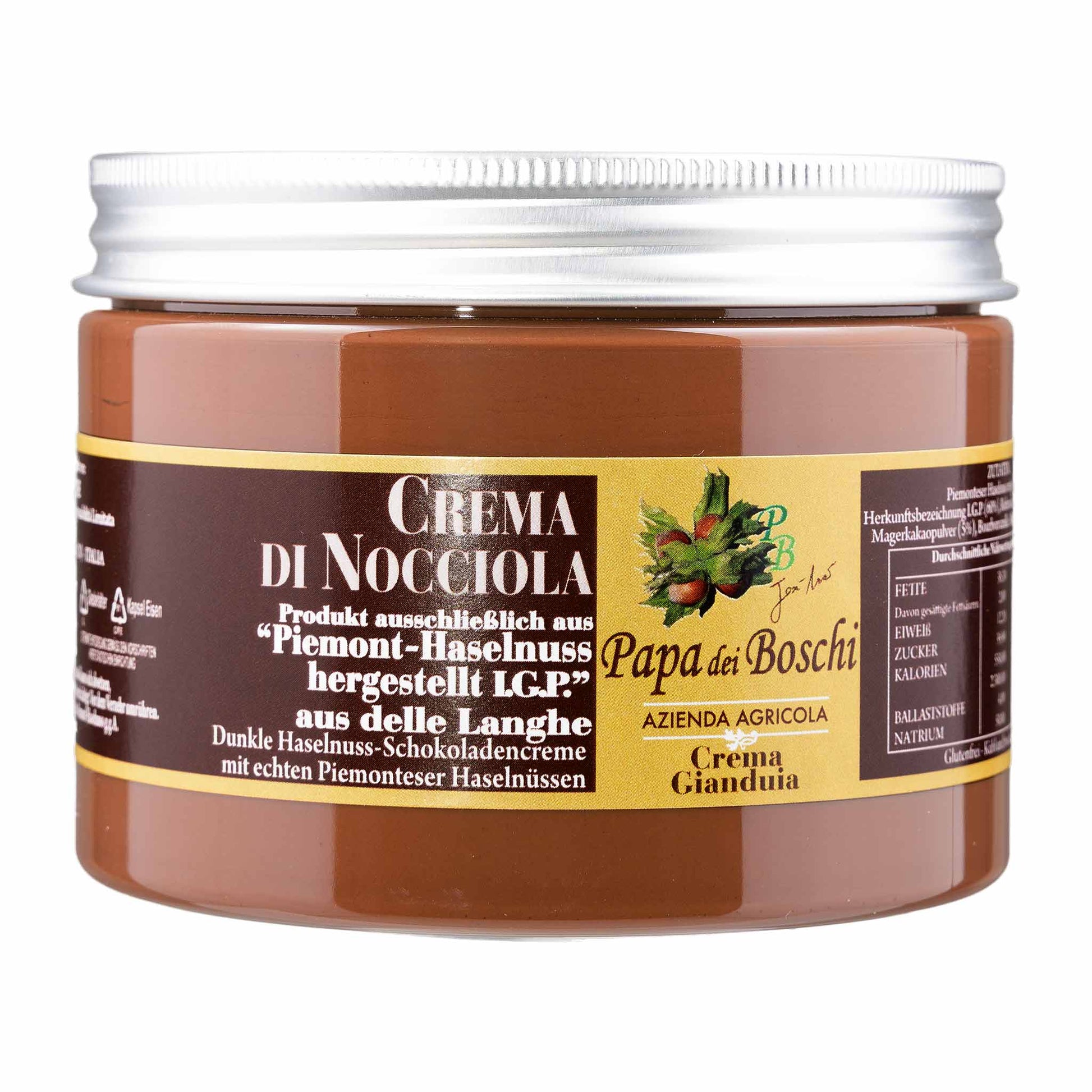 Papa dei Boschi  Haselnuss Creme