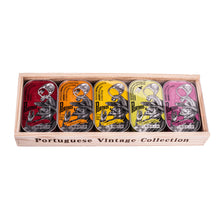 Porthos  Sardinendosen Geschenk in Holzkiste  5 x 125g