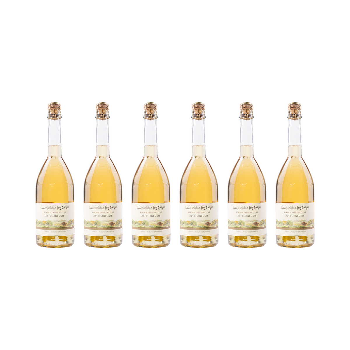 Prisecco – ApfelSinfonie – alkoholfrei – 6× 750 ml