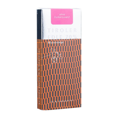 Purissima Maxima Blood Orange – Chocolate with no added sugar