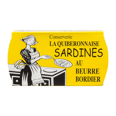 Sardines for frying with Bordier butter