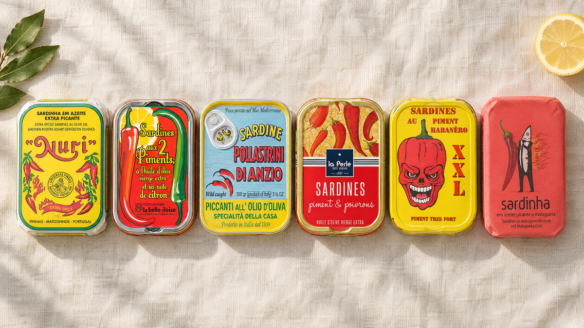 Scharfe Sardinen: mit Chili, Piri-Piri & Habanero