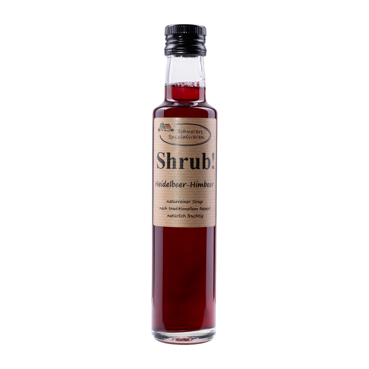 Shrub Heidelbeer-Himbeer Sirup