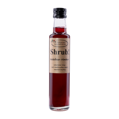 Shrub Heidelbeer-Himbeer Sirup
