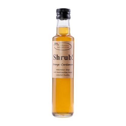Schuster Shrub Orange-Cardamom Sirup