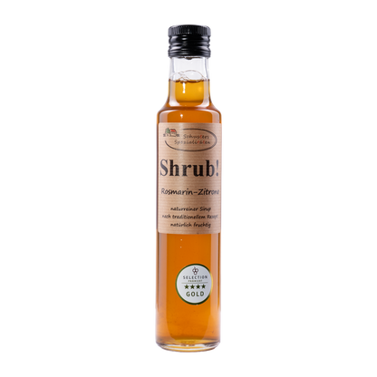 Schuster Shrub Rosmarin-Zitrone Sirup