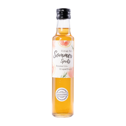 Sommer Spritz Sirup Rosmarin-Grapefruit