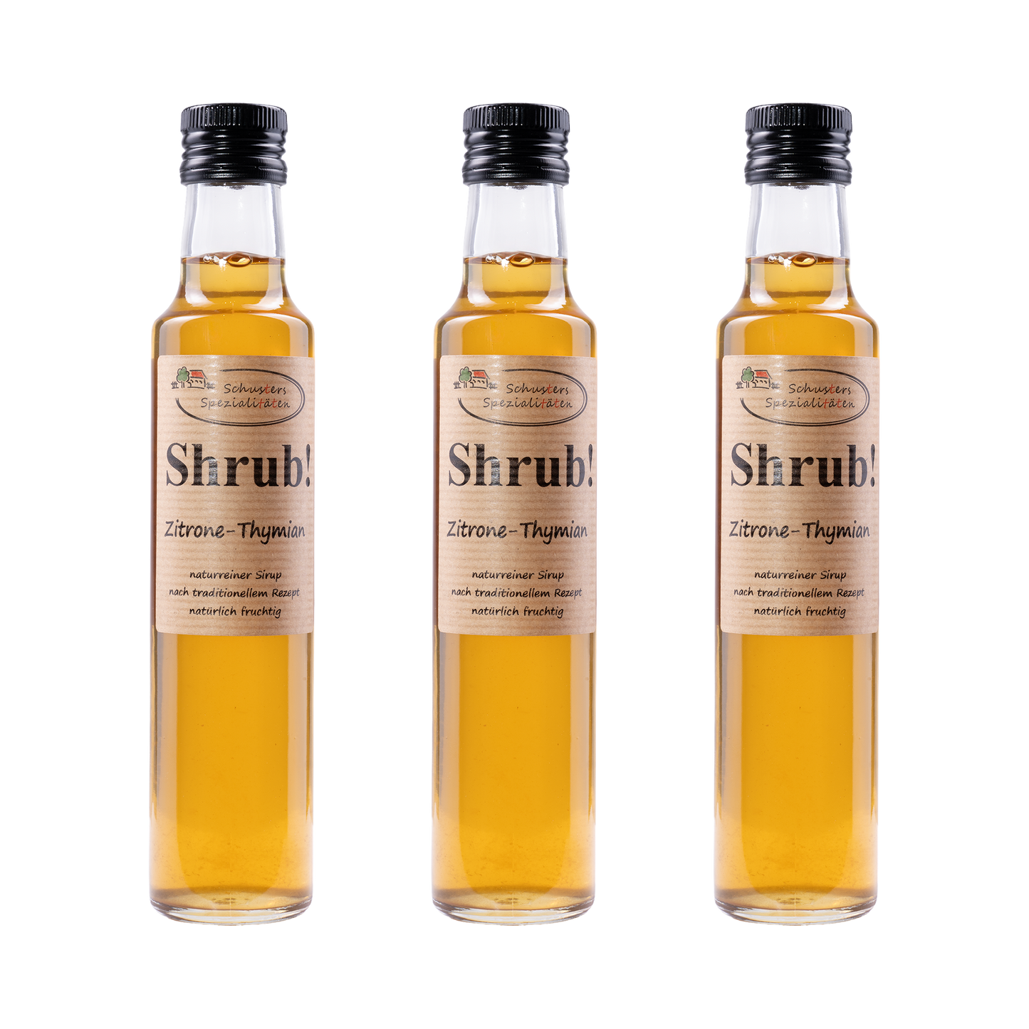 Shrub Zitrone-Thymian Sirup — 3× 250 ml
