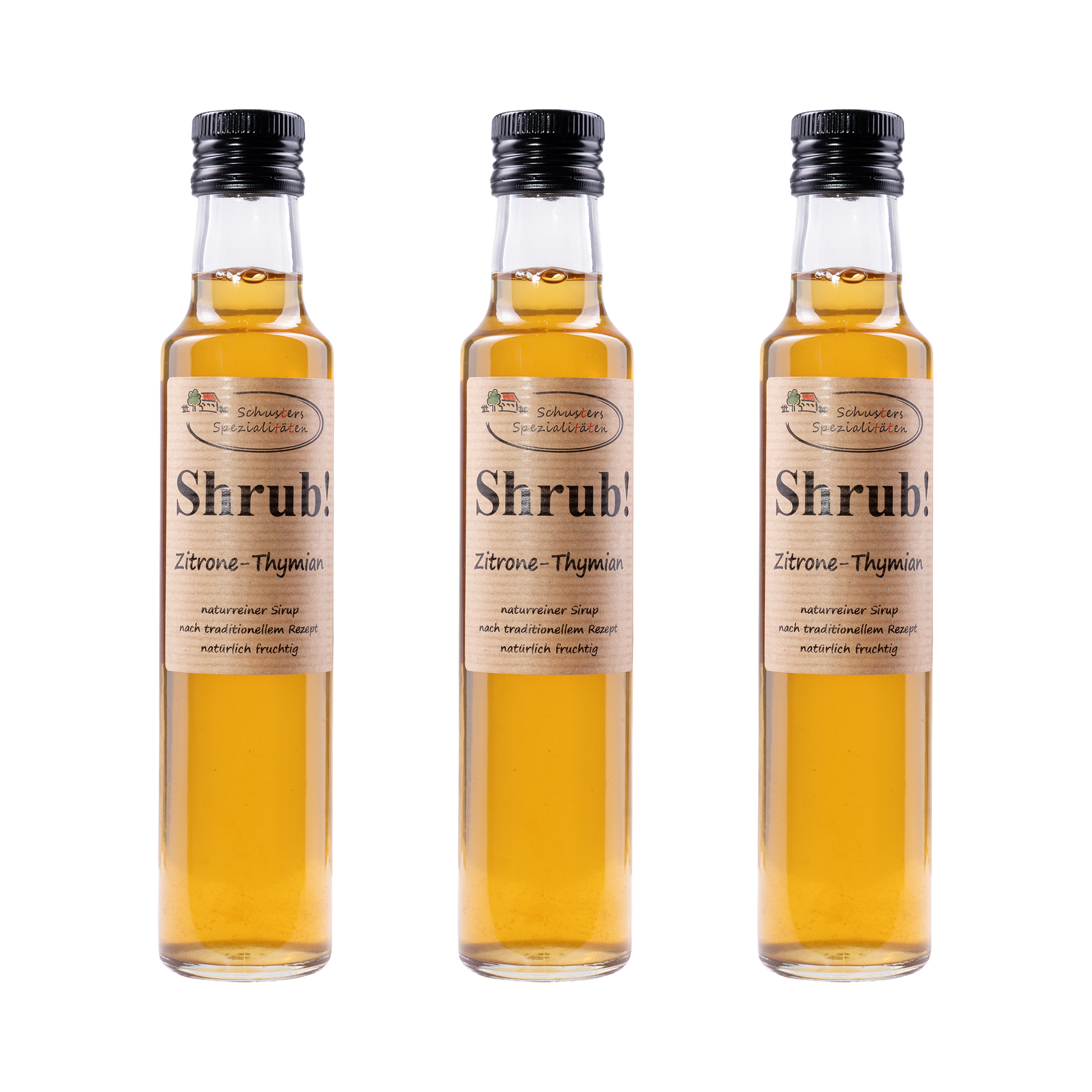 Shrub Zitrone-Thymian Sirup — 3× 250 ml