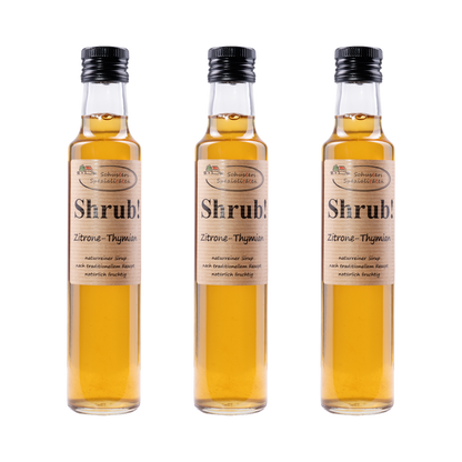 Shrub Zitrone-Thymian Sirup — 3× 250 ml
