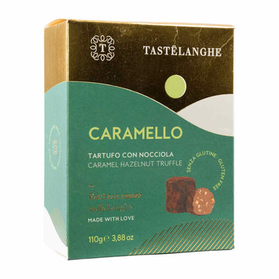 Tartufo Dolce Caramello – Karamell-Trüffelpraline mit Haselnüssen