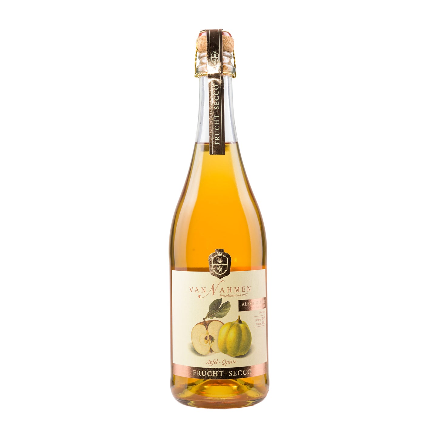 van Nahmen  Frucht-Secco Apfel-Quitte  alkoholfrei