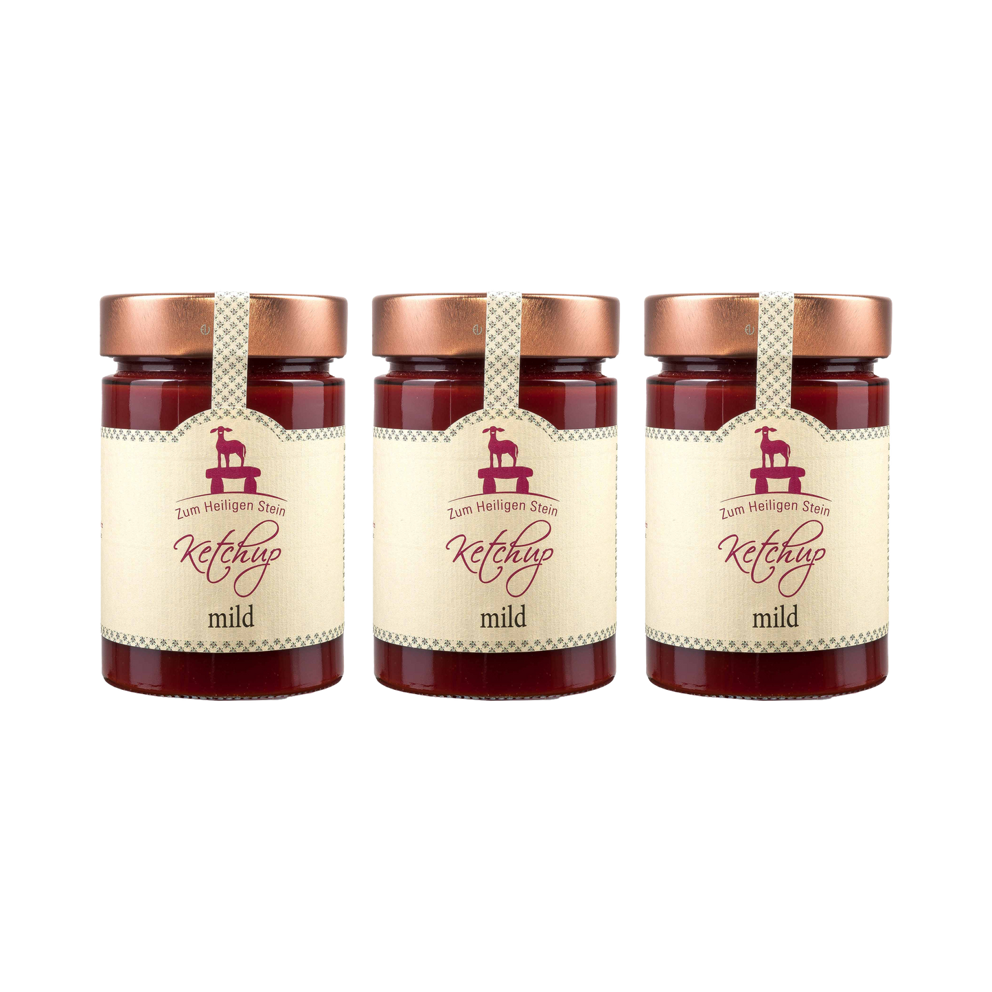 Zum heiligen Stein — Ketchup mild — 3× 400 g
