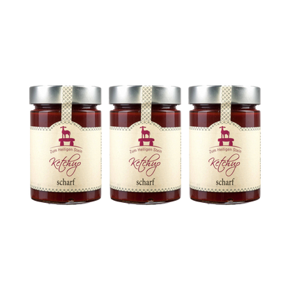 Zum heiligen Stein — Ketchup scharf — 3× 400 g